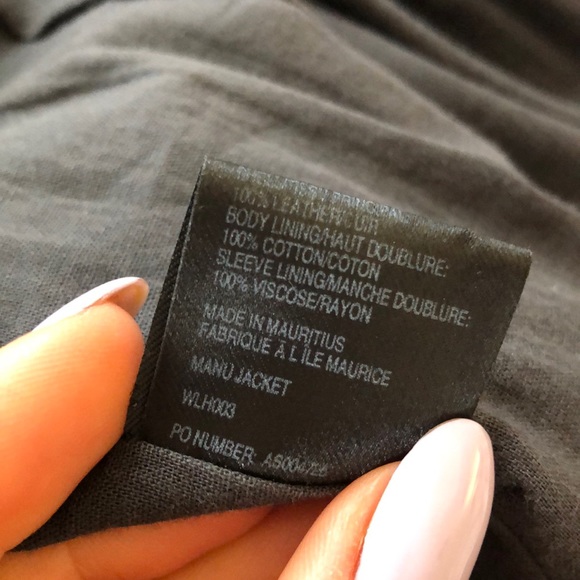 All Saints Leather Jacket - Picture 8 of 8